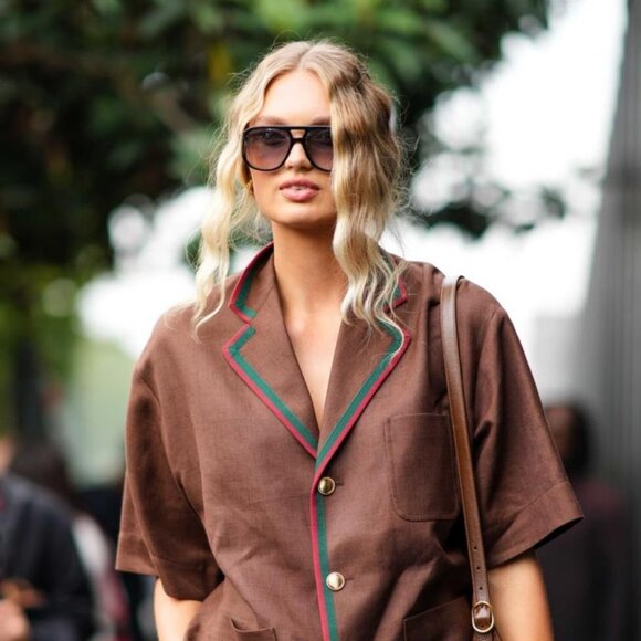 Gucci GG1188S 002 Aviator Sunglasses - Black/Grey - Picture 10 of 13